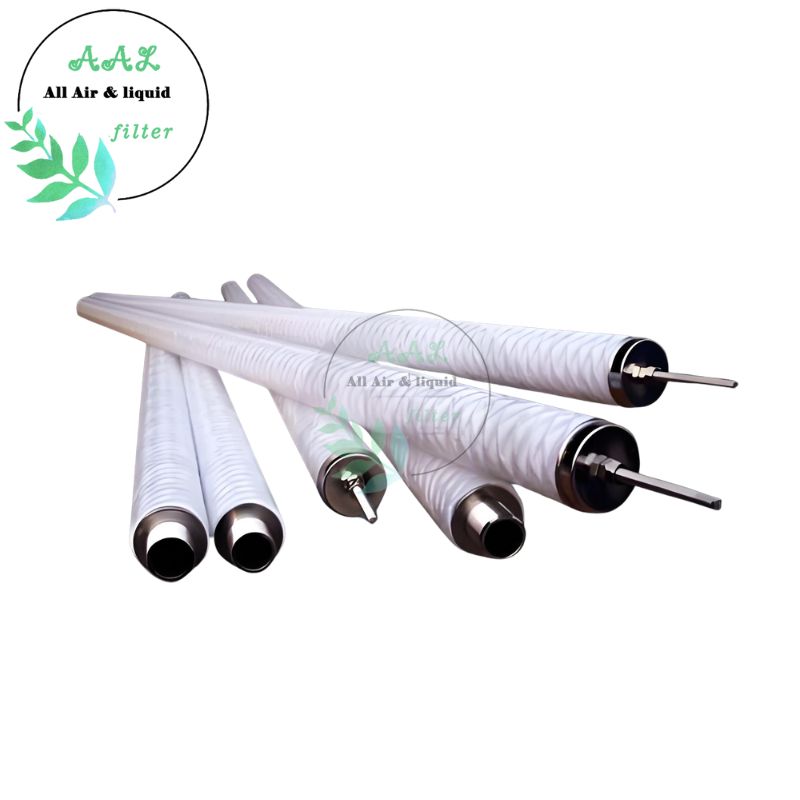 Bleached Natural Cotton String Wound Filter Cartridge