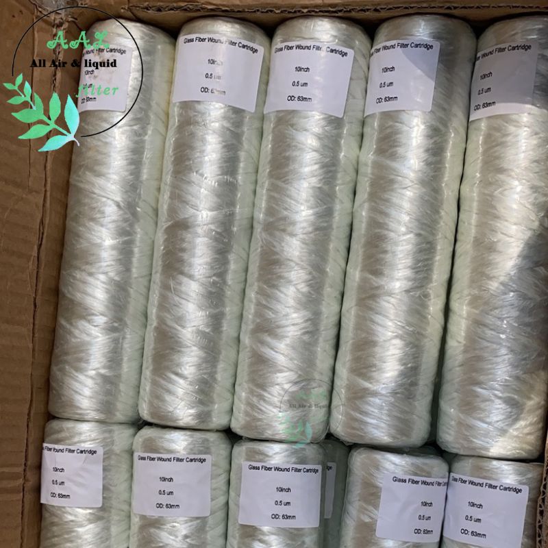 GlassFiber String Wound Filter Cartridge – For Acids, Solvents & Hot Liquids