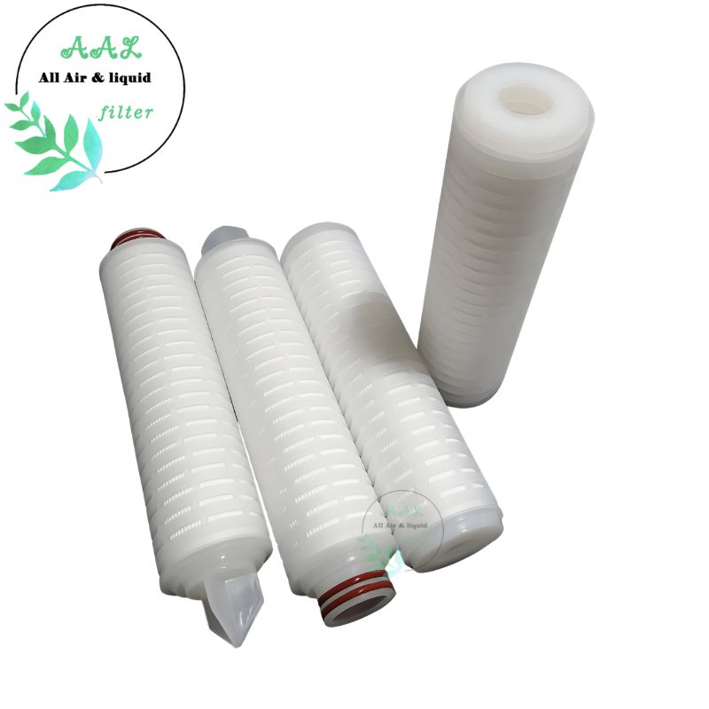 Hydrophilic PTFE Pleated Filter Cartridge