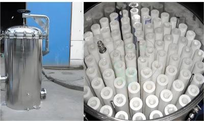 PP Polypropylene  Melt Blown  Filter Cartridge With Orange Surface