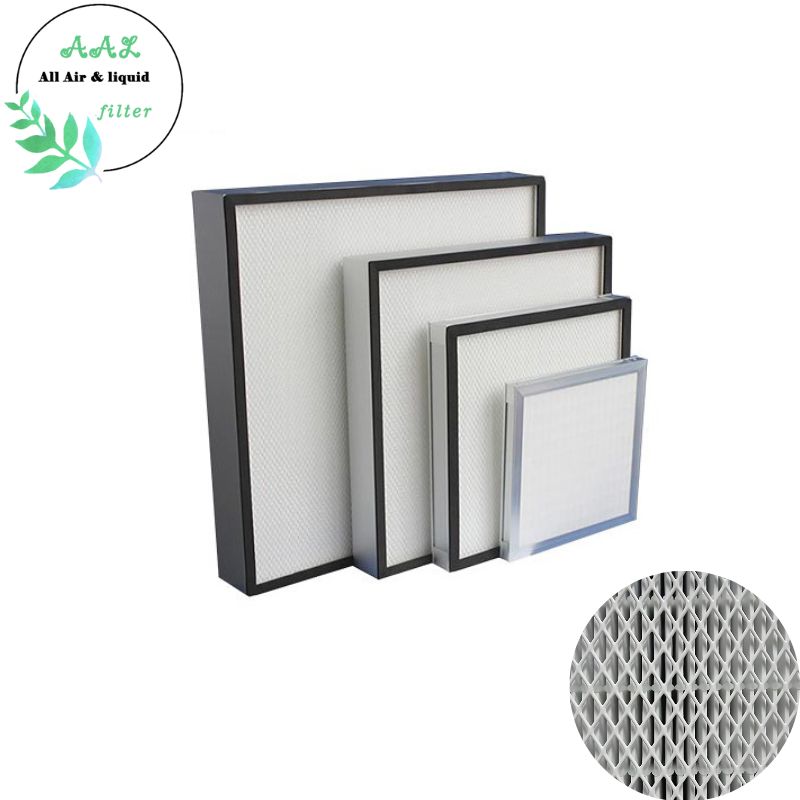 Mini-Pleat HEPA Air Filter / Separatorless High-Efficiency Air Filter
