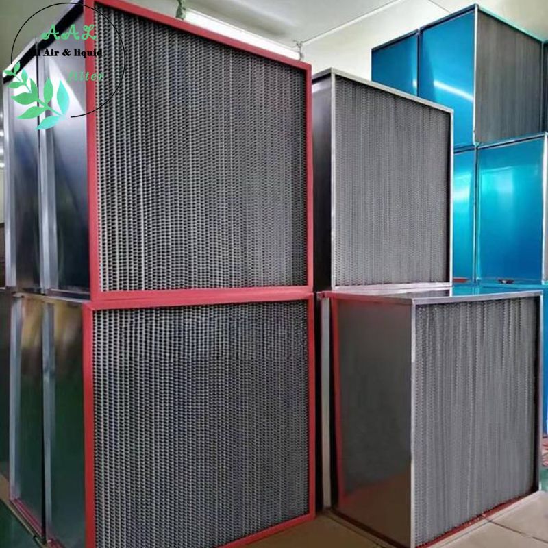 High Temperature HEPA Air Filter – Heat-Resistant up to 250°C-450°C for Cleanroom / Industrial Oven