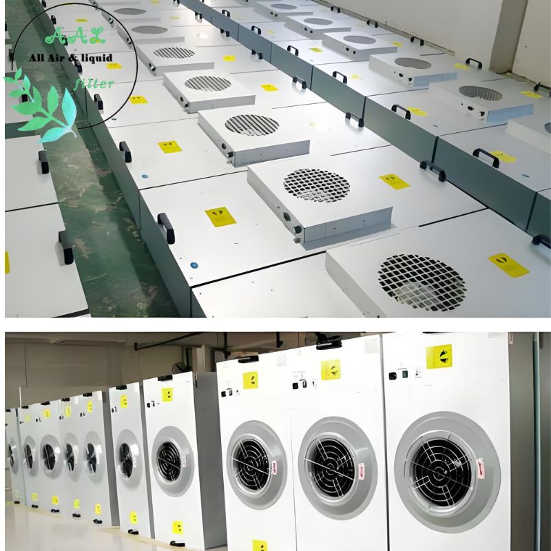 ​​Laminar Flow Hood Fan Filter Unit (FFU) with H14 HEPA Filter Class 100 for Laboratories