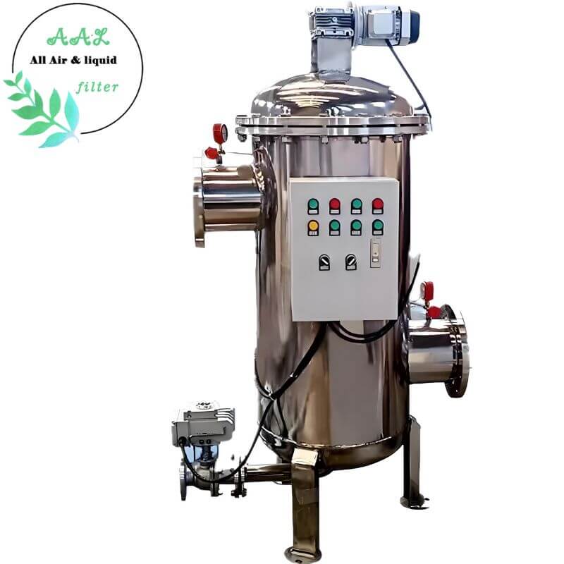 AAL Automatic Self-Cleaning Brush Filter with Wedge Wire Screen