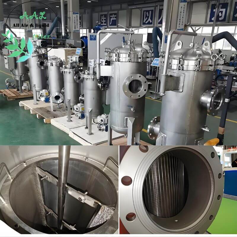 Automatic Brush Self-Cleaning Filter Housing