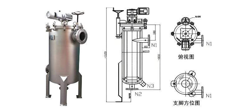 Scraper-Type Self-Cleaning Filter