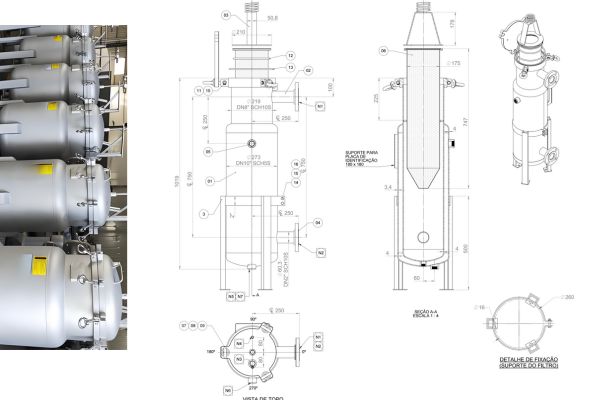 Heat Jacketed Stainless Steel ss304 ss316 Bag Filter Housing