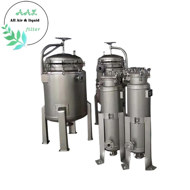 Heat Jacketed Stainless Steel ss304 ss316 Bag Filter Housing