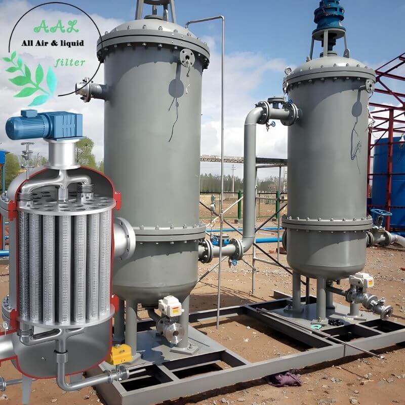 Multi-Cartridge Automatic backwash filters with Rotating Arm