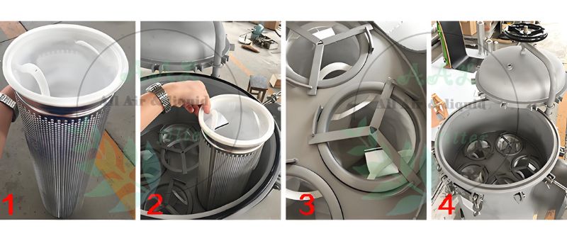 SS Bag Filter Housing – Single & Multi-Bag Design for Water, Oil, and Chemical Use