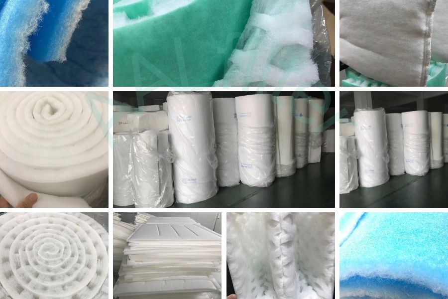 Spray Booth Ceiling Filter Media Roll – 600G F5/F6 Air Filtration for Automotive