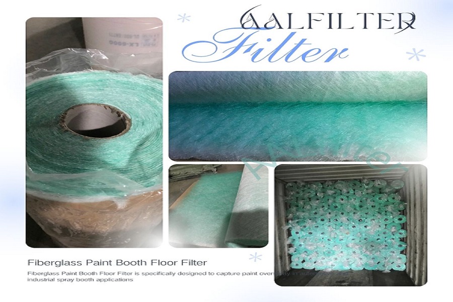 Fiberglass Paint Booth Floor Filter – Paint Stop Media Roll for Overspray