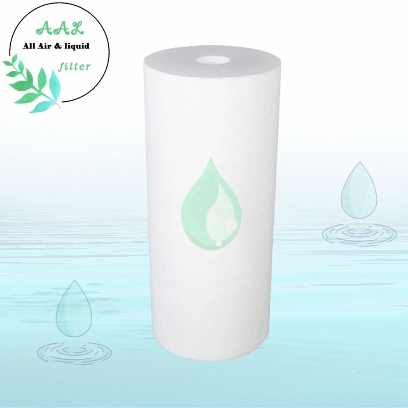 1 Micron 4.5'' OD Poly Spun Big Blue Sediment Filter for Water Filtration Systems
