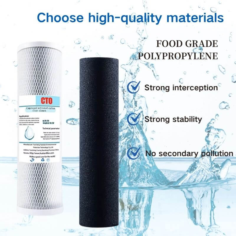 AAL CTO Carbon Block Filter Cartridge | High-Efficiency Chlorine & Odor Removal