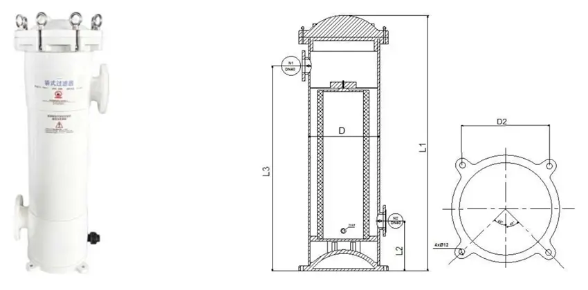 AAL FRP Bag Filter Housing Corrosion-Resistant, Durable, and Engineered for Industrial Filtration