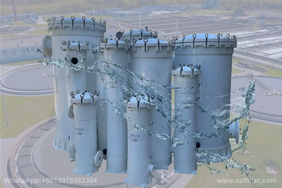 AAL FRP Multi-Bag Filter Housing for Pre-Treatment and High Flow Industrial Water Filtration