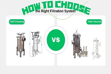 Filter Housings vs. Self-Cleaning Filters: How to Choose the Right Filtration System