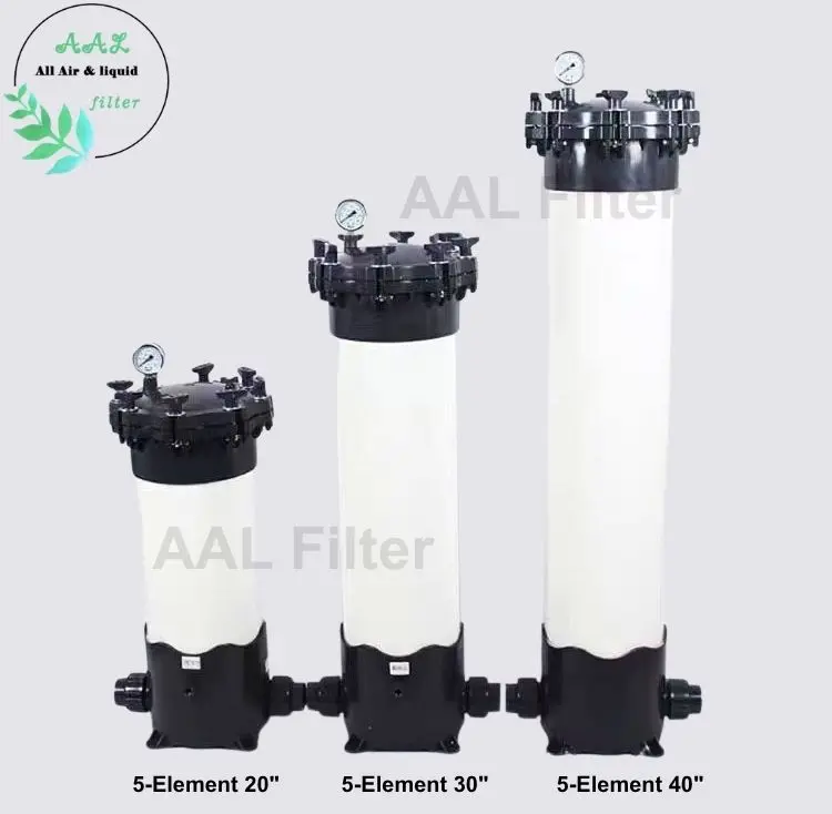 AAL3C & AAL5C UPVC Cartridge Filter Housing  High-Precision and Corrosion-Resistant