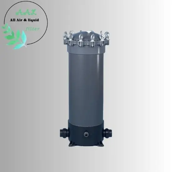 AAL8C & AAL9C UPVC Cartridge Filter Housing Corrosion-Resistant Filtration High Flow Water Treatment