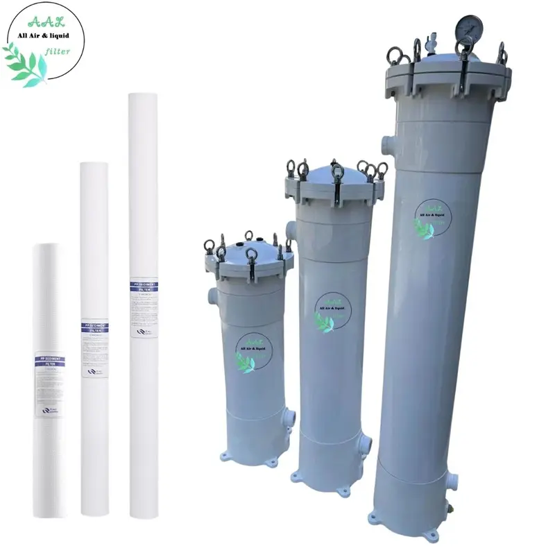 AAL FRP PP Melt-Blown Cartridge Filter Housing 5–31 element for Industrial & Seawater Pre-Filtration