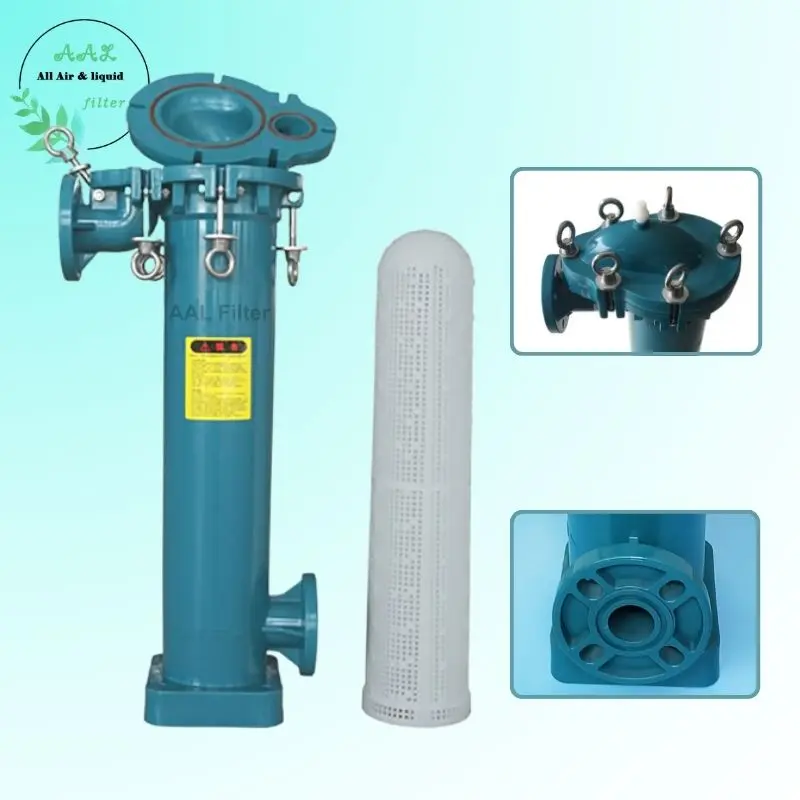 AALBF-2C High-Capacity Size #2 Top-Entry PPH Bag Filter Housing for Industrial Filtration