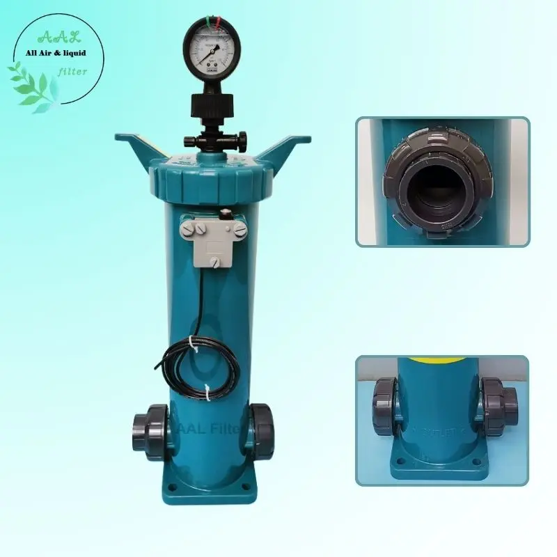 AALBF-4AX Compact Screw-Cap PPH Bag Filter Housing with Union-Type Connections industrial filtration