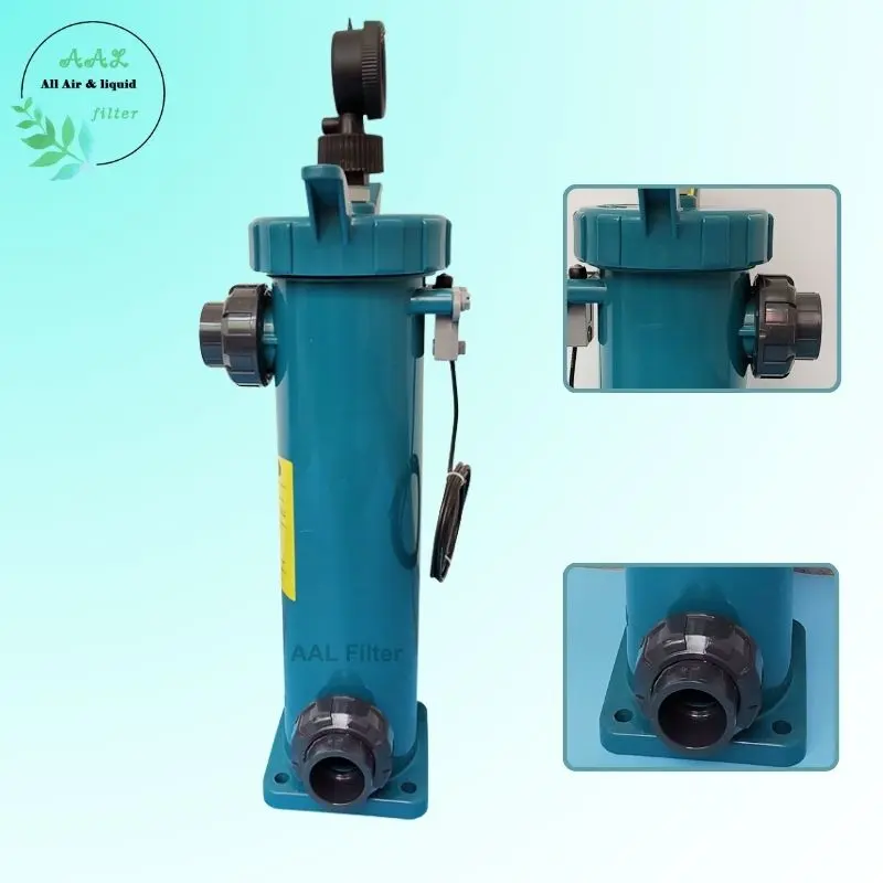 AALBF-4AX Compact Screw-Cap PPH Bag Filter Housing with Union-Type Connections industrial filtration