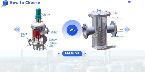 basket-strainer vs. self-cleaning-filter