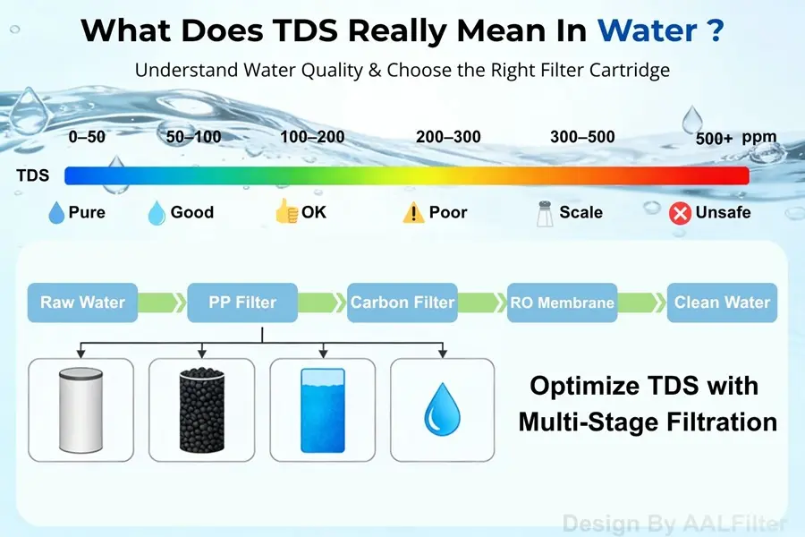 How to Properly Interpret TDS Values and Filter Cartridge Selection