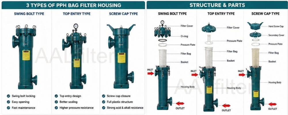 How to install PPH bag filter housing How to install PPH bag filter housing