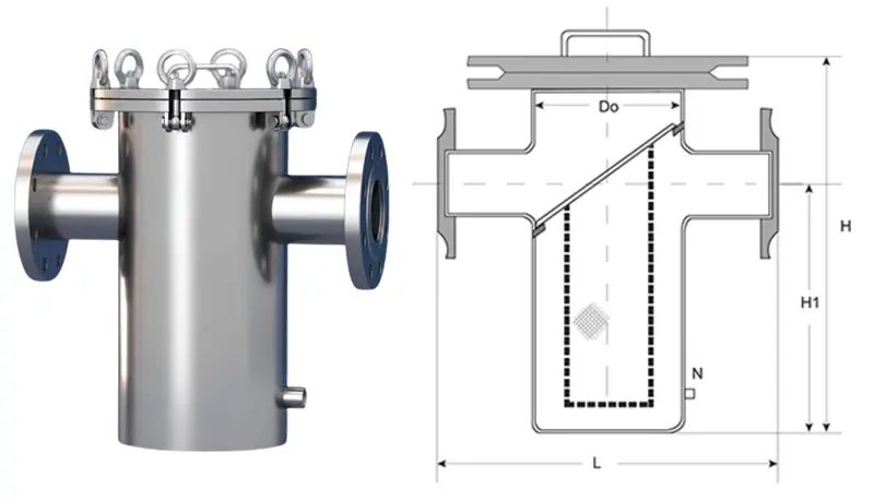 ABS Stainless Steel Basket Strainer for Industrial Pipeline Filtration | AAL Filter ABS Stainless Steel Basket Strainer for Industrial Pipeline Filtration | AAL Filter
