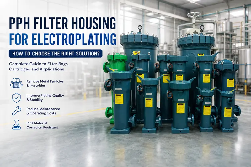 How to Choose a Plastic Filter Housing for Electroplating? PPH Filter Housing, Filter Bags and Cartridges