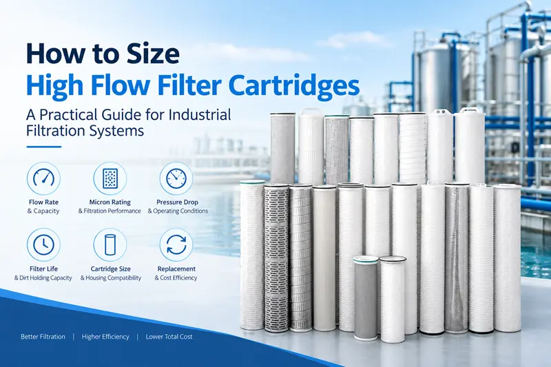 How to Size High Flow Filter Cartridges: A Practical Guide for Industrial Filtration Systems