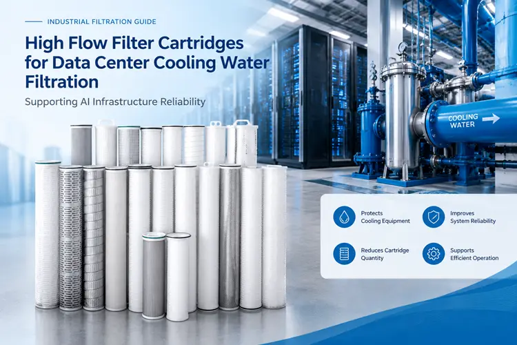 High Flow Filter Cartridges for Data Center Cooling Water Filtration High Flow Filter Cartridges for Data Center Cooling Water Filtration