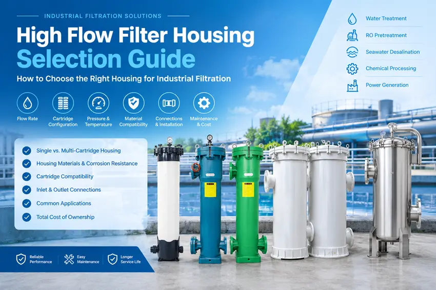 High Flow Filter Housing Selection Guide: How to Choose the Right Housing for Industrial Filtration